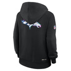 Denver Broncos Nike Women's 2025 NFL Crucial Catch Sideline Standard Issue Dri-FIT Hoodie - Black