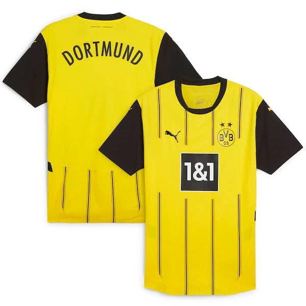Borussia Dortmund Puma 2024/25 Home Authentic Jersey - Yellow