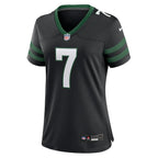 Justin Fields New York Jets Nike Women's Alternate Game Jersey -  Black