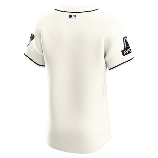 Arizona Diamondbacks Nike Home Elite Patch Jersey - White