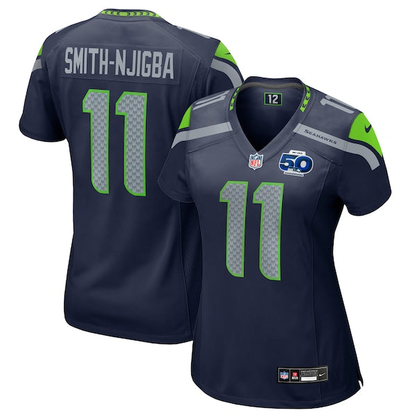 Jaxon Smith-Njigba Seattle Seahawks Nike Women's Team 50th Season Game Jersey - College Navy/Royal