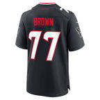 Trenton Brown Houston Texans Nike Team Game Jersey -  Navy