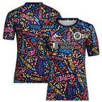 New England Revolution adidas 2024 Hispanic Heritage Pre-Match Top - Black
