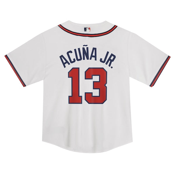 Ronald Acuña Jr. Atlanta Braves Nike Toddler  Game Jersey - White