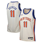 Jalen Brunson New York Knicks Nike Youth 2025/26 City Edition Swingman Jersey - Cream