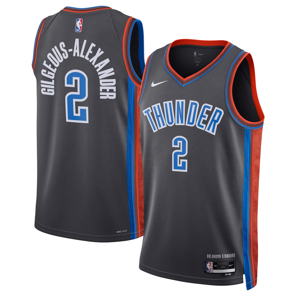 Shai Gilgeous-Alexander Oklahoma City Thunder Nike Unisex Swingman Jersey - Icon Edition - Gray