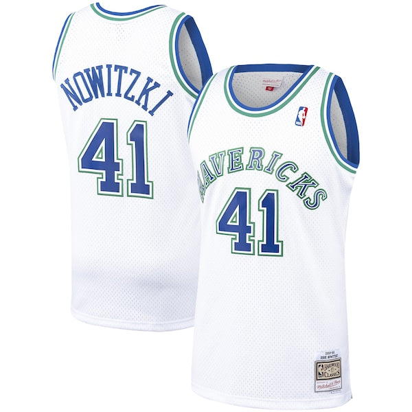 Dirk Nowitzki Dallas Mavericks 1998/99 Hardwood Classics Swingman Jersey - White