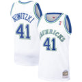 Dirk Nowitzki Dallas Mavericks 1998/99 Hardwood Classics Swingman Jersey - White