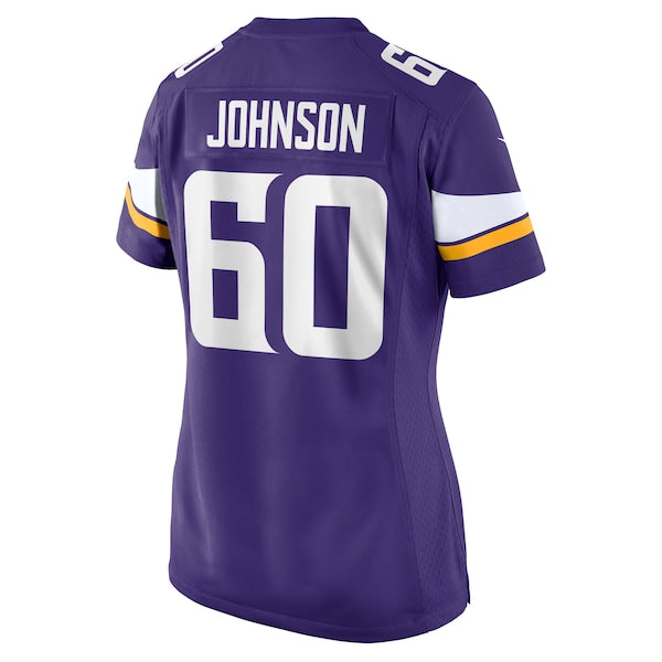 Marcellus Johnson Minnesota Vikings Nike Women's Team Game Jersey -  Purple