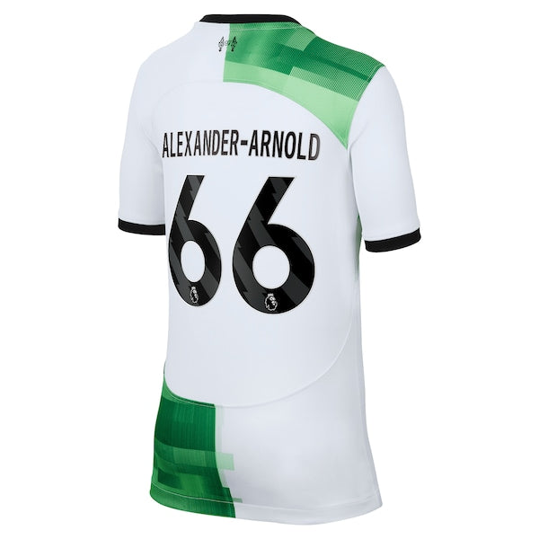 Trent Alexander-Arnold Liverpool Nike Youth 2023/24 Away Replica Player Jersey - White