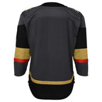Vegas Golden Knights Youth Alternate Premier Blank Jersey - Gray