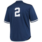Derek Jeter New York Yankees Big & Tall Batting Practice Replica Player Jersey - Navy