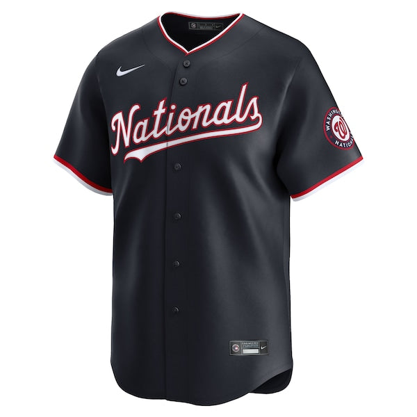 Dylan Crews Washington Nationals Nike Alternate Limited Jersey - Navy/White