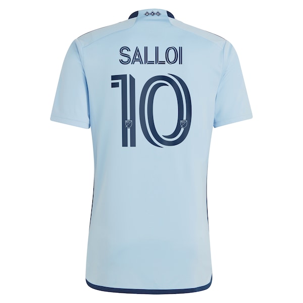 Daniel Salloi Sporting Kansas City adidas 2024 Hoops 4.0 Replica Player Jersey – Light Blue