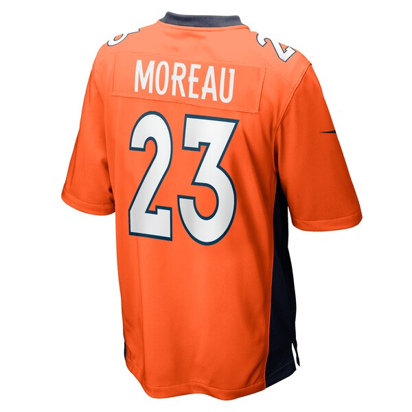 Fabian Moreau Denver Broncos Nike Team Game Jersey -  Orange