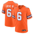 P.J. Locke III Denver Broncos Nike Mile High Collection 1977 Throwback Player Game Jersey - Orange