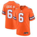 P.J. Locke III Denver Broncos Nike Mile High Collection 1977 Throwback Player Game Jersey - Orange