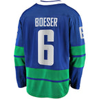 Brock Boeser Vancouver Canucks   Premier Breakaway Player Jersey - Blue