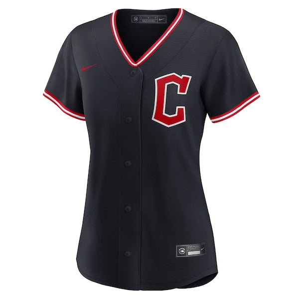 Cleveland Guardians Nike Women's Alternate Replica Jersey - Navy/Red