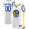 Golden State Warriors  Fast Break Custom Replica Jersey White - Association Edition/Royal
