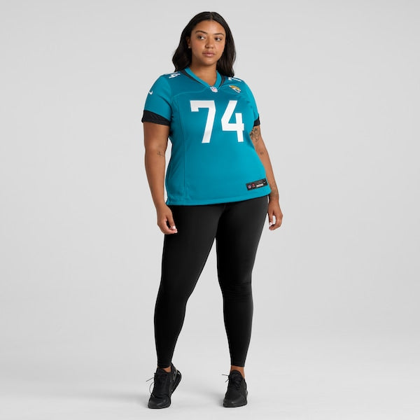 Fred Johnson Jacksonville Jaguars Nike Women's Team Game Jersey -  Teal