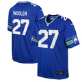 Tariq Woolen Seattle Seahawks Nike Youth Alternate Player Game Jersey - Royal