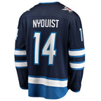 Gustav Nyquist Winnipeg Jets  Home Breakaway Jersey - Navy