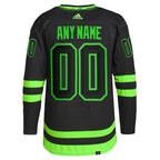 Dallas Stars adidas  Alternate  Primegreen Authentic Custom Jersey - Black