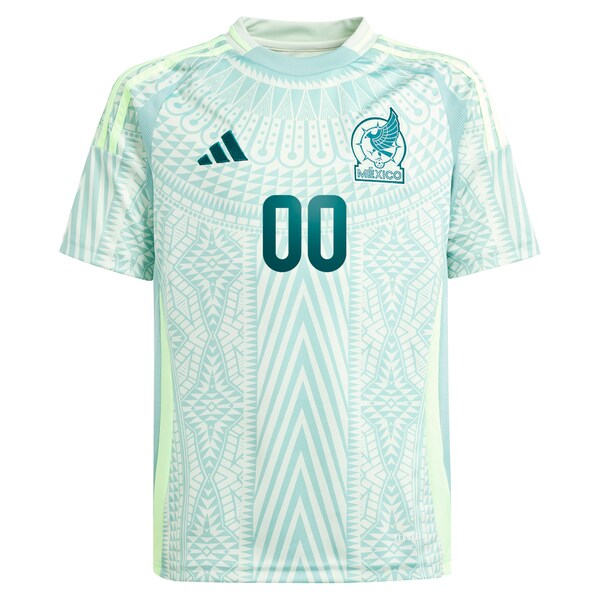 Mexico National Team adidas Youth 2024 Away Replica Custom Jersey - Green