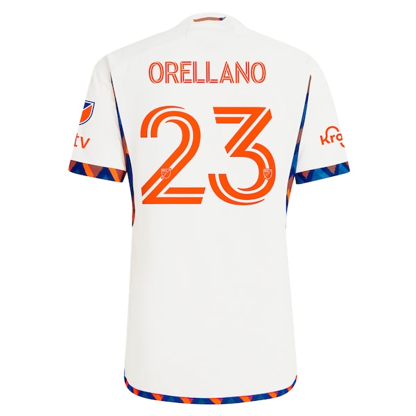 Luca Orellano FC Cincinnati adidas 2024 The Canvas Kit Authentic Player Jersey - White