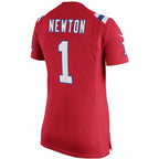 Cam Newton New England Patriots Nike Women's Alternate Game Jersey - Red/Navy