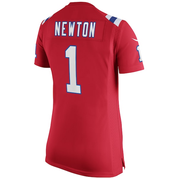 Cam Newton New England Patriots Nike Women's Alternate Game Jersey - Red/Navy