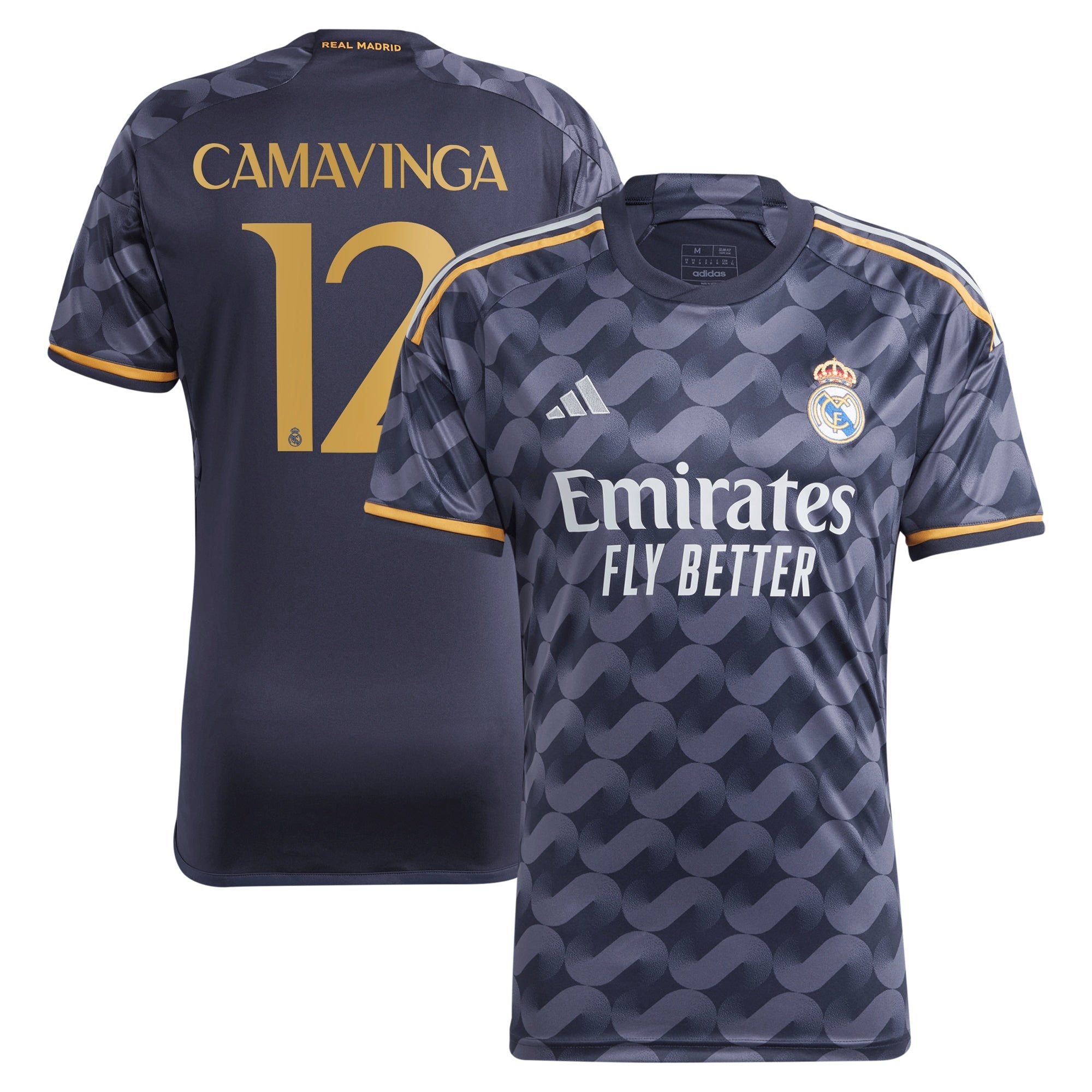 Eduardo Camavinga Los Merengues adidas 2023/24 Home Replica Jersey - White/Navy