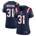 Craig Woodson New England Patriots Nike Women's Team Game Jersey -  Navy