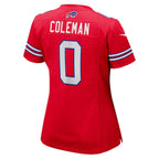 Keon Coleman Buffalo Bills Nike Women's Alternate Game Jersey -  Red/Royal