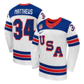 Auston Matthews USA Hockey Nike 2026 Away Replica Jersey - White