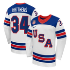 Auston Matthews USA Hockey Nike 2026 Away Replica Jersey - White