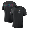 San Francisco 49ers Nike 2025 NFL Crucial Catch Tri-Blend Dri-FIT T-Shirt - Black