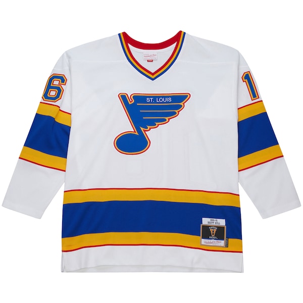 Brett Hull St. Louis Blues  1990-91 Power Play Jersey - White