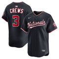 Dylan Crews Washington Nationals Nike Alternate Limited Jersey - Navy/White