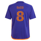 Amine Bassi Houston Dynamo FC adidas Youth 2024 Still Holdin' Replica Player Jersey – Purple