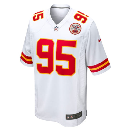 Chris Jones Kansas City Chiefs Nike  Game Jersey - White/Red