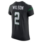 Zach Wilson New York Jets Nike Vapor Elite Jersey - Stealth Black/Green