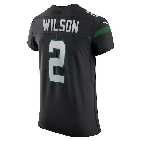 Zach Wilson New York Jets Nike Vapor Elite Jersey - Stealth Black/Green