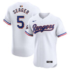 Corey Seager Texas Rangers Nike 2024 Gold Collection Elite Player Jersey – White