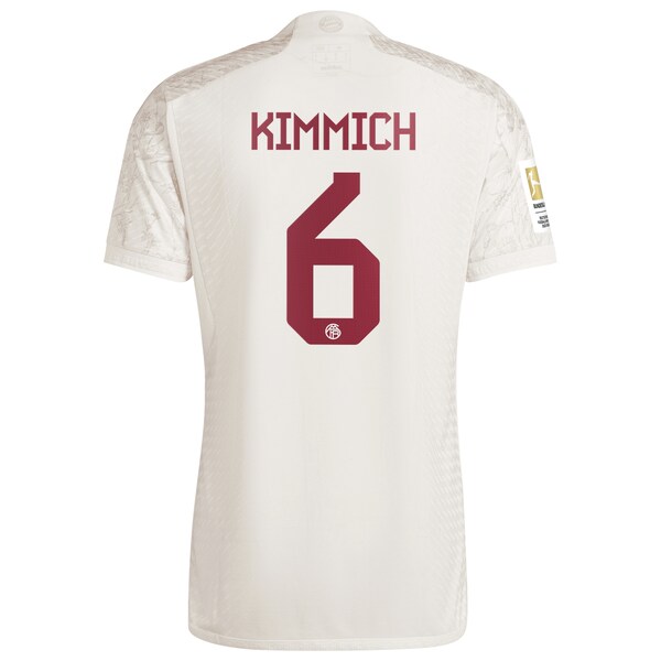 Joshua Kimmich Bayern Munich adidas 2023/24 Third Authentic Jersey - White