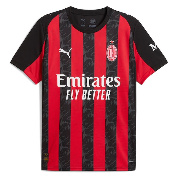 AC Milan Puma 2025/26 Home Replica Jersey - Red/White