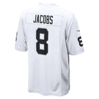Josh Jacobs Las Vegas Raiders Nike Game Player Jersey - White/Black