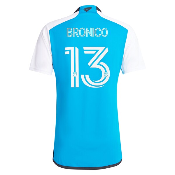 Brandt Bronico Charlotte FC adidas 2024 The Carolina Kit: Explore Replica Player Jersey - Blue