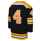 Bobby Orr Boston Bruins Youth 1971 Blue Line Player Jersey - Black